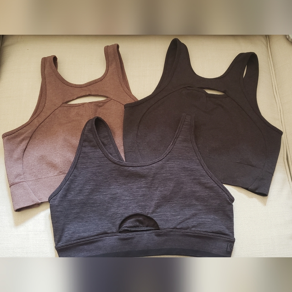 BuffBunny Reversible Seamless Sports Bras 3 Large